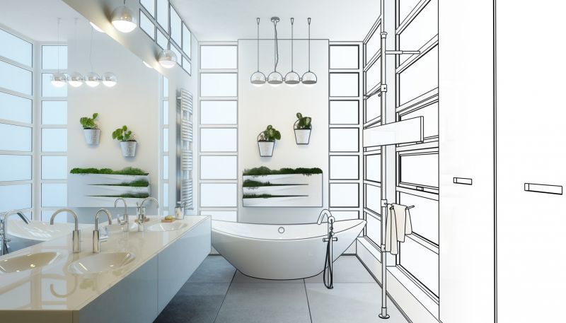 Modern Tub Area
